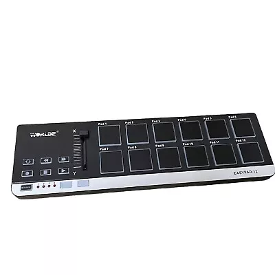 12 Pad MIDI Drum Machine - MIDI Controller Pads And Transport Playback Controls • $49.99