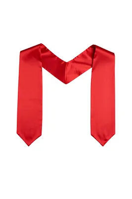 Graduation Honour Stole University Bachelor  Academic Scarlet Red Choir Sash • £6.81