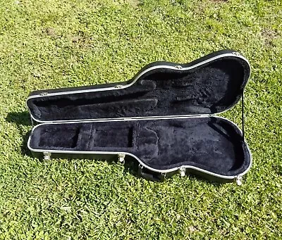 Black Fender Stratocaster Molded Hard Shell Guitar Case • $149.88