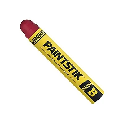 Markal 80222 B Paintstik Solid Paint Ambient Surface Marker Red (Pack Of 12)... • $23.24