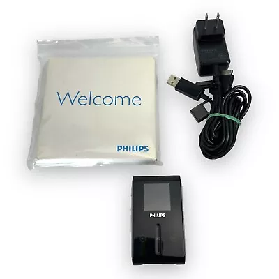 Philips GoGear HDD1630 Digital Audio Player 6 GB With Power Cord Papers Disc • $39.98