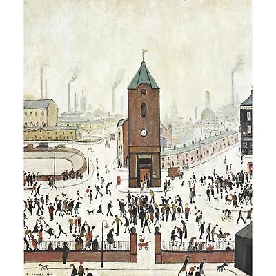 Town Centre - L S Lowry Medici Print • $44.80