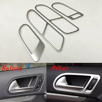 $24.60 • Buy Chrome Interior Door Handle Frame Cover Trim 4Pcs Silver For VW Tiguan 2010-2015