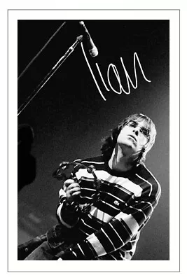 LIAM GALLAGHER Signed Autograph PHOTO Fan Gift Signature Print OASIS • £3.79