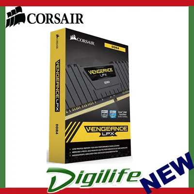 Corsair Vengeance LPX 16GB (2x8GB) DDR4 3200MHz C16 Desktop Gaming Memory Black  • $82