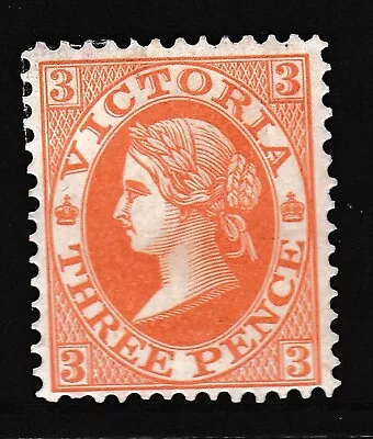 1901-5 QUEEN VICTORIA 3d VICTORIA STATE PRE-DECIMAL STAMP MH #M7 • $0.96