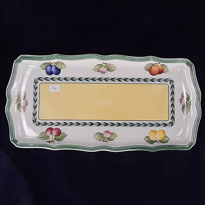 Villeroy & Boch French Garden Fleurence Sandwich Tray Serving 13 1/2  Vg Cond • $34.95