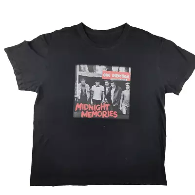 One Direction Midnight Memories T Shirt Size XL Unisex Cotton Crew • $25.25