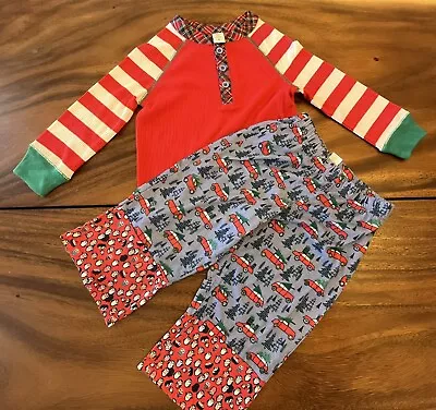 MATILDA JANE (Choose Your Path) BEDTIME STORIES CHRISTMAS PAJAMA SET -Boys 2-EUC • $17.50