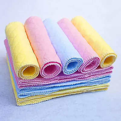 10 Pcs Cloth Diaper Multiple-use Soft Newborn Nappy Cloth Diaper Cotton • $53.37