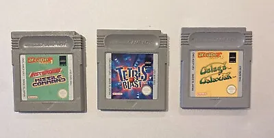 Nintendo Gameboy Asteroids / Missile Command • Tetris Blast • Galaga / Galaxian • £25