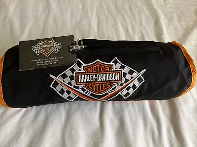 Harley Davidson Motorcycles Roll Up Cover/Work Tarp/Picnic Blanket New • $19.99