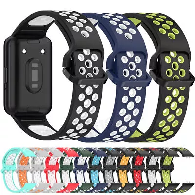 Sports Silicone Watch Band Strap Replacement For Samsung Galaxy Fit 3 SM-R390 • $12.29