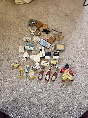 Lot Of  35 Vintage Acme Refrigerator Magnets  Miniature Ketchupmustardstove  • $26