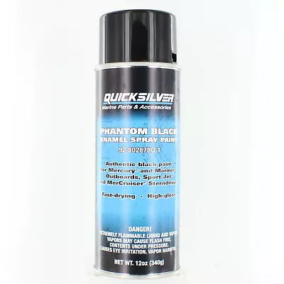 Mercury Marine/Mercruiser New OEM Phantom Black Enamel Spray Paint 92-802878Q1 • $26.94