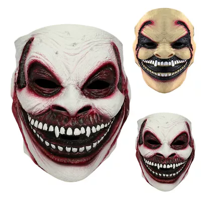 Halloween Scary Horror Zombie Mask Creepy Bray Wyatt Latex Masks Cosplay Props • £11.96