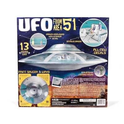 Polar Lights 982 Area 51 Ufo 1:48 Plastic Model Kit • £45.99