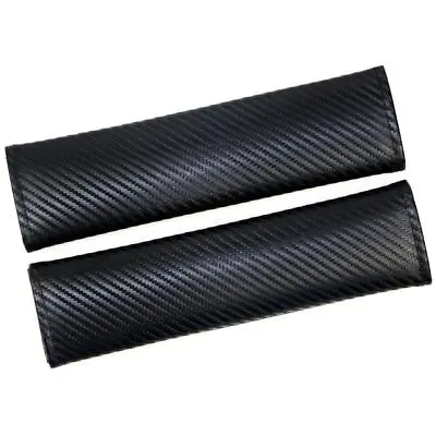 3D Carbon Fiber Fabric Car Seat Belt Cover Shoulder Pad Cushion Safe Protector • $8.69
