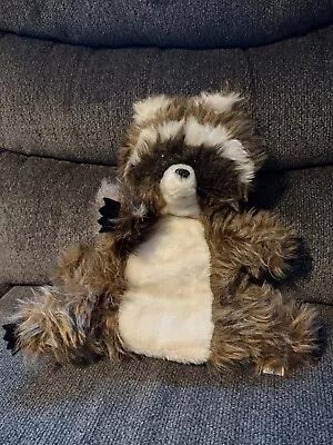 Vintage 1979 Dakin Raccoon Plush Hand PUPPET Stuffed Animal 12” • $17.99
