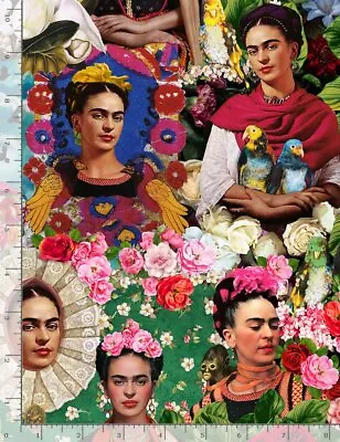 Famous Mexican Women ART CD1580 Timeless Treasures Cotton Fabric • $9.59