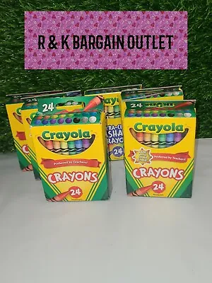 6 Packs Of Crayola Ultra Clean Washable Crayons 24 In Each Pack • $14.95