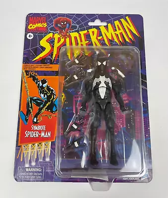 Hasbro Marvel Legends Retro Animated Black Suit Symbiote Spider-Man – Brand New • $30