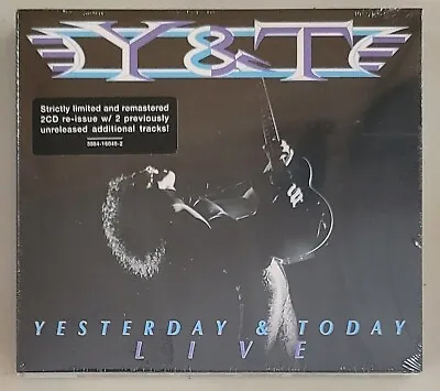 Y & T Yesterday & Today Live New 2 CD Hard Rock • $17.99