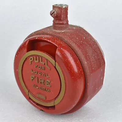 Vintage Standard Electric Time Co Fire Alarm Pull Station Heavy Metal • $129.95