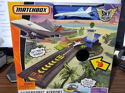 Matchbox Supersonic Airport Play Set 2012 Skybusters 38a2 • $169.99