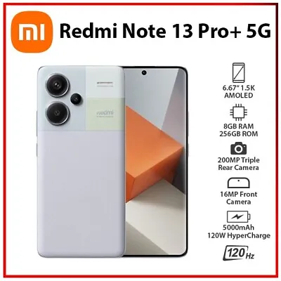 Xiaomi Redmi Note 13 Pro+ Plus 5G 8GB+256GB PURPLE Dual SIM Android Mobile Phone • $695