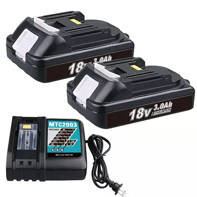 18V 3.0Ah Replacement For Makita Lithium Ion Battery Or Charger BL1815 BL1820 • $15.89