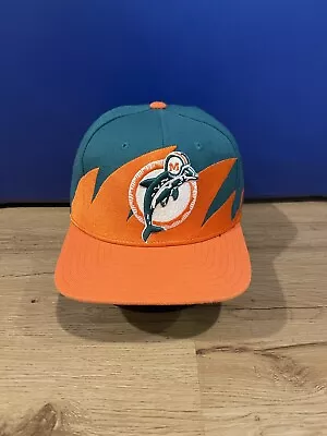 Miami Dolphins Mitchell & Ness Sharktooth NFL Snapback Hat • $34.99