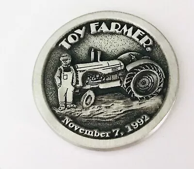 1992 Massey Harris 44 Toy Farmer Publications Collectible Token Medallion Coin • $6.79