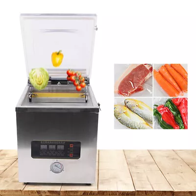 360W Commercial Table-top Vacuum Packing Machine Food Meat Chamber Vacuum Sealer • $288.80