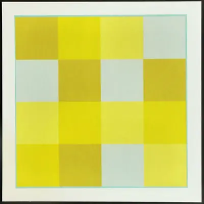 MAX BILL - 1963 Screen Print  Colors In Same Groups  • $37.29