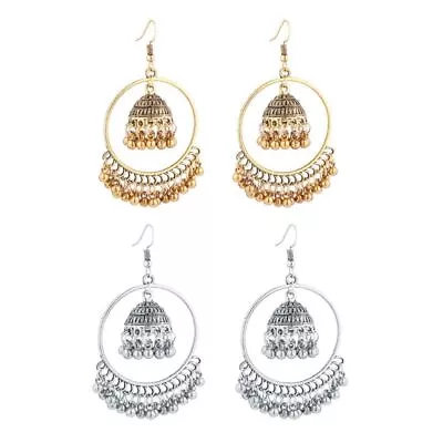 Jewelry Bells Drop Earring Jhumka Indian Ethnic Dangle Earrings • $15.24
