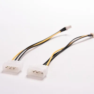 1X 4-Pin Molex/IDE To 3-Pin CPU/Case Fan Power Connector Cable Adapters'mj • $1.16