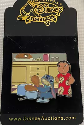 DISNEY DA LILO AND STITCH THANKSGIVING DRUMSTICKS PIN Disney Auctions LE500 • $65