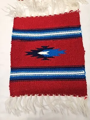2 Americraft Southwest Chimayo Woven Mats Doily - Mexico • $18