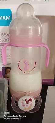 £11.99 • Buy Tracyslittletreasures-5 * 150 Ml  Fake Formula Milk Bottle+pacifier~ MAMS