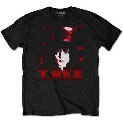 T.Rex Marc Bolan - Marc Top Hat -  Black T-shirt • $22.99