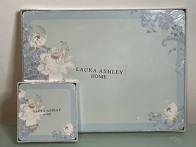 Laura Ashley Rose Hill 4 Place Mats Placemats & 4 Coasters - New Sealed • £34.95