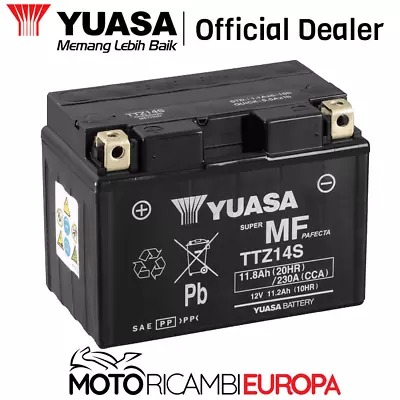 Battery TTZ14S = YTZ14S YUASA For Triumph Tiger 850 Sport 230CCA 12VOLT 11.8AH • £88.04