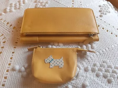 Radley Purse And Coin Purse New Without Tags Yellow/mustard Colour • £20