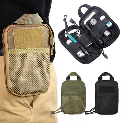 Tactical Molle Admin Pouch Multi-Purpose EDC Tool Utility Pouch Hunting Gear • $9.69