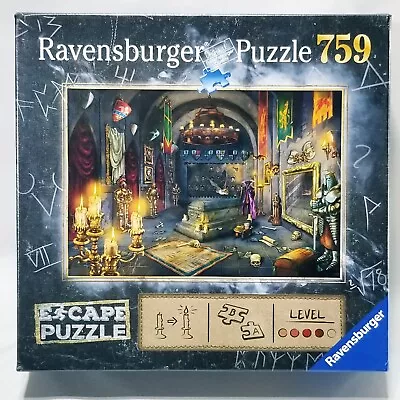  Vampire Castle  Escape Puzzle Ravensburger 759 Piece Dracula Room New Sealed  • $10