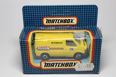 Matchbox Lesney Superfast MB 60 Ford Transit Van - Ryder Truck Rental • £10.99