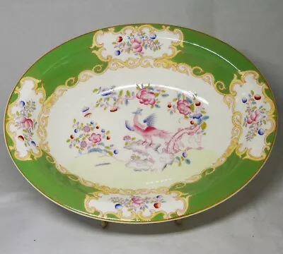 COCKATRICE GREEN 4863 Minton Open Oval Vegetable Bowl 10 7/8  NEVER USED England • $189.99