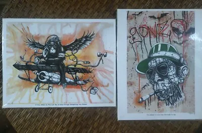 Hunter S. Thompson & Monkey Signed Prints Tai Taeoalii 11x14 • $30