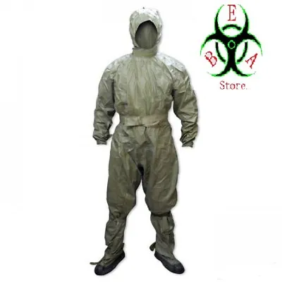 $108.75 • Buy L-1 Two Parts Ani Chemical Nuclear Suit With Gp5 Gas Mask And Filter